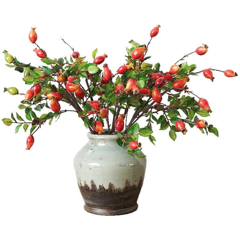 artificial pomegranate decor, decorative fruit centerpiece, fake fruit display - available at Sparq Mart