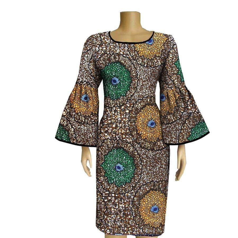 Batik Banquet Dress, Cotton Ladies Fashion, Elegant Banquet Attire - available at Sparq Mart