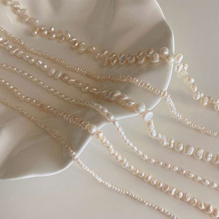 Elegant necklace, Freshwater pearls, Temperament necklace - available at Sparq Mart