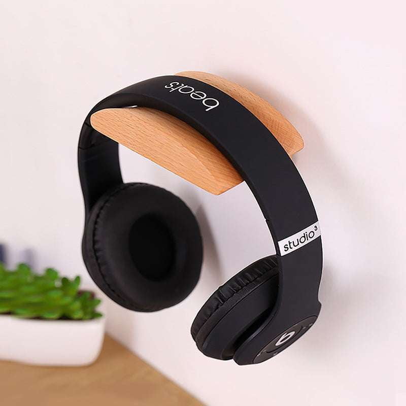 Beech Earphone Holder, Stylish Earphone Hanger, Wall-Mounted Headphone Hook - available at Sparq Mart