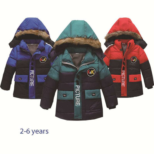 Boys' winter coats, thickening coats for boys, wholesale boys' coats - available at Sparq Mart