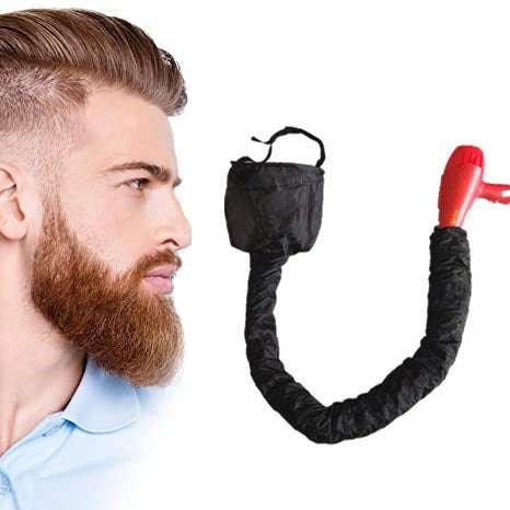 black hair dryer hood, comfortable beard drying - available at Sparq Mart