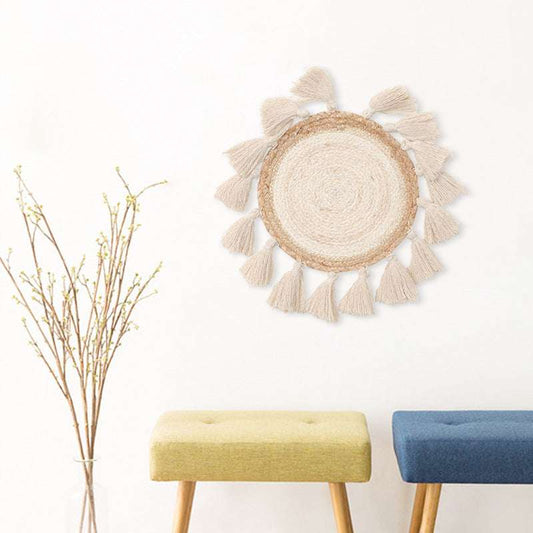 Bohemian, Cotton Wall Art, Round Tapestry - available at Sparq Mart