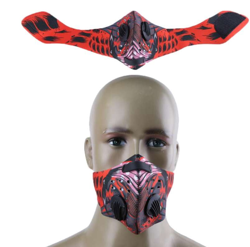 Carbon Filter Riding Mask, Outdoor Anti-Fog Mask, Windproof Dustproof Mask - available at Sparq Mart