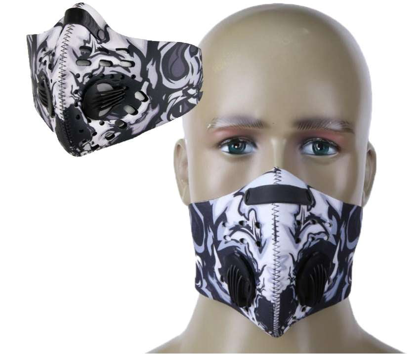 Carbon Filter Riding Mask, Outdoor Anti-Fog Mask, Windproof Dustproof Mask - available at Sparq Mart