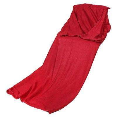 comfortable blanket hoodie, premium fleece blanket, wearable blanket red - available at Sparq Mart