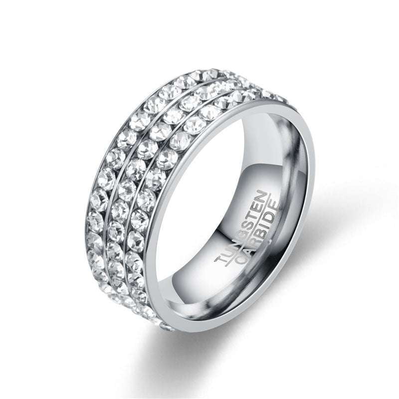 Elegant Diamond Rings, Fashionable Ring Sizes, Stainless Steel Ring - available at Sparq Mart