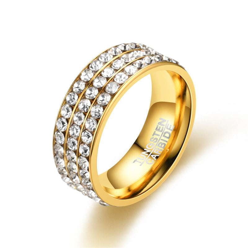 Elegant Diamond Rings, Fashionable Ring Sizes, Stainless Steel Ring - available at Sparq Mart