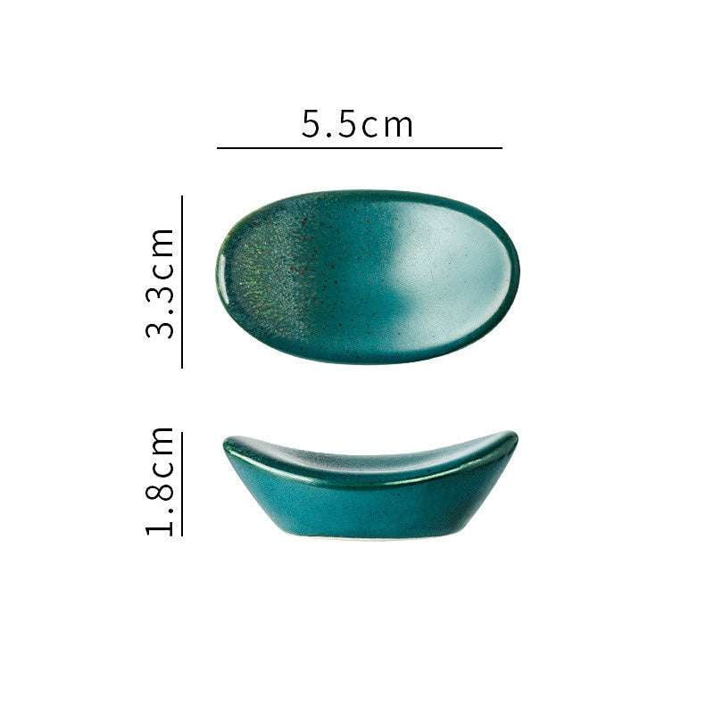 Ceramic Chopstick Rest, Elegant Tableware Accessory, Ingot Chopstick Holder - available at Sparq Mart