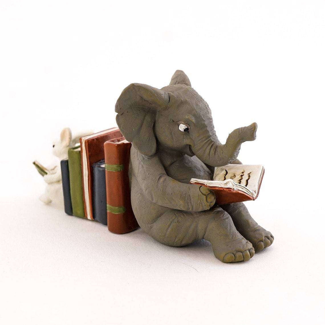 Chic Home Accent, Elephant Rabbit Ornament, Resin Animal Figurine - available at Sparq Mart