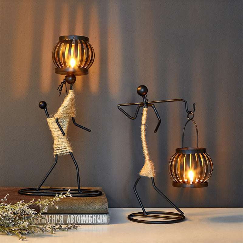 Elegant Candlestick Set, Girls Room Decor, Iron Candle Holder - available at Sparq Mart