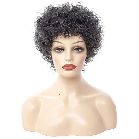 Afro Curly Wig, Curly Wig Headgear, Natural Ladies Wig - available at Sparq Mart