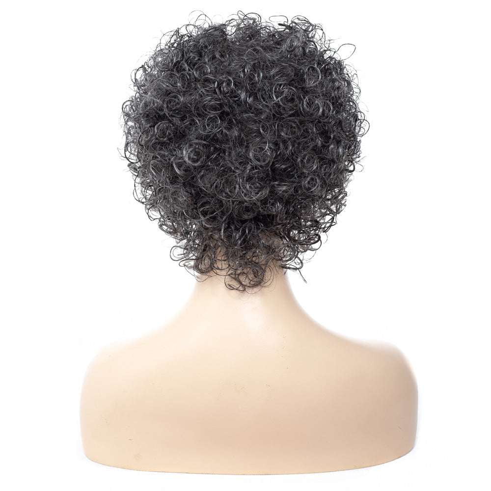 Afro Curly Wig, Curly Wig Headgear, Natural Ladies Wig - available at Sparq Mart