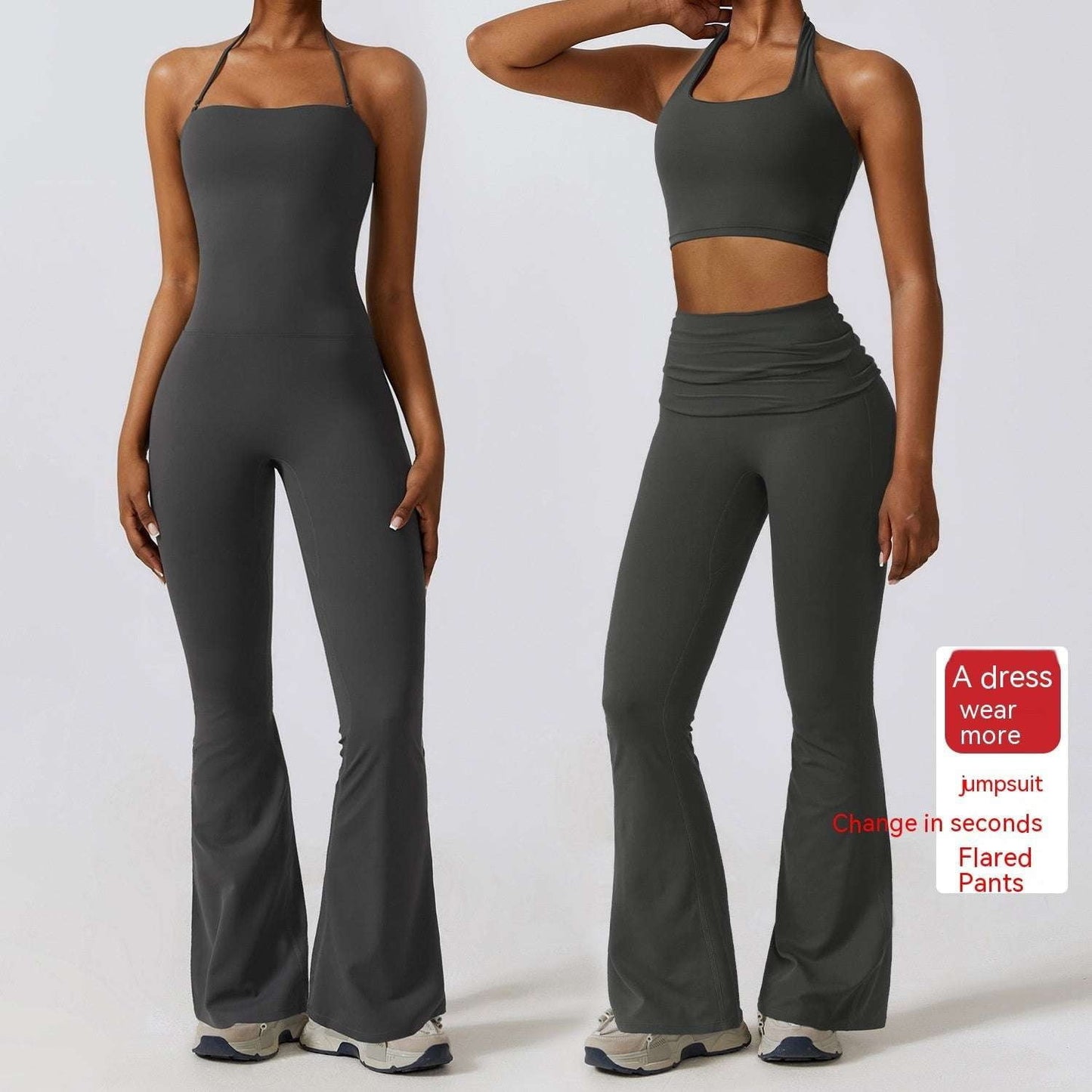 bootleg jumpsuit fit, casual waist jumpsuit, premium black jumpsuit - available at Sparq Mart