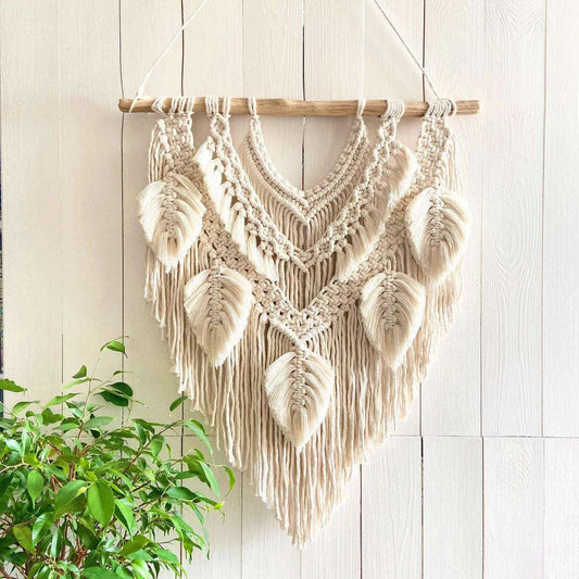 Bohemian Home Accents, Cotton Tassel Tapestry, Handmade Wall Decor - available at Sparq Mart