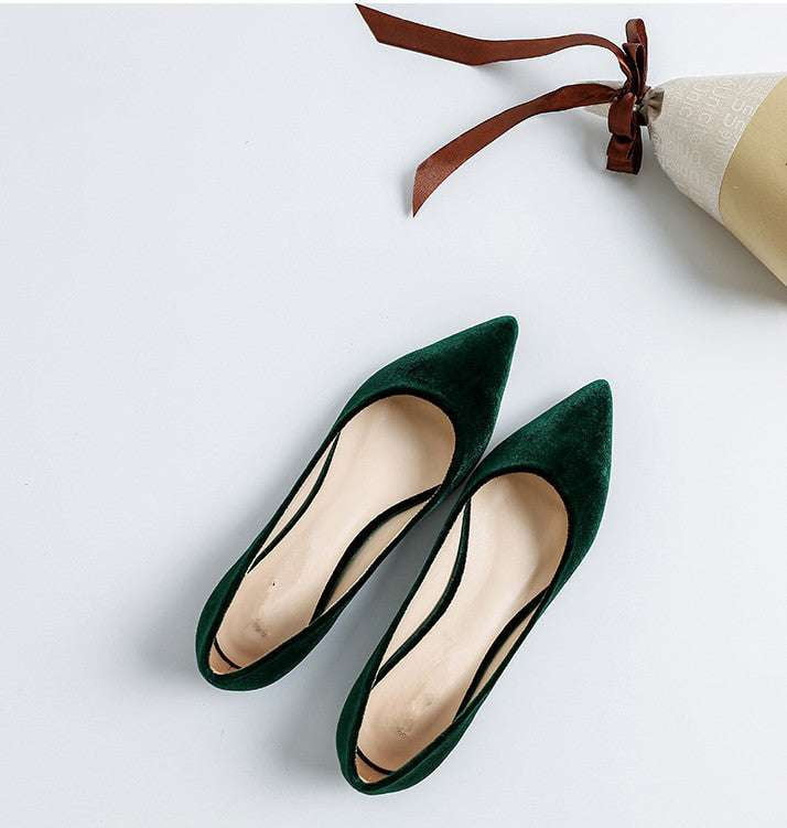 Stylish Pointed-Toe Shoes, Versatile Flats for Ladies, Women's Comfortable Flats - available at Sparq Mart