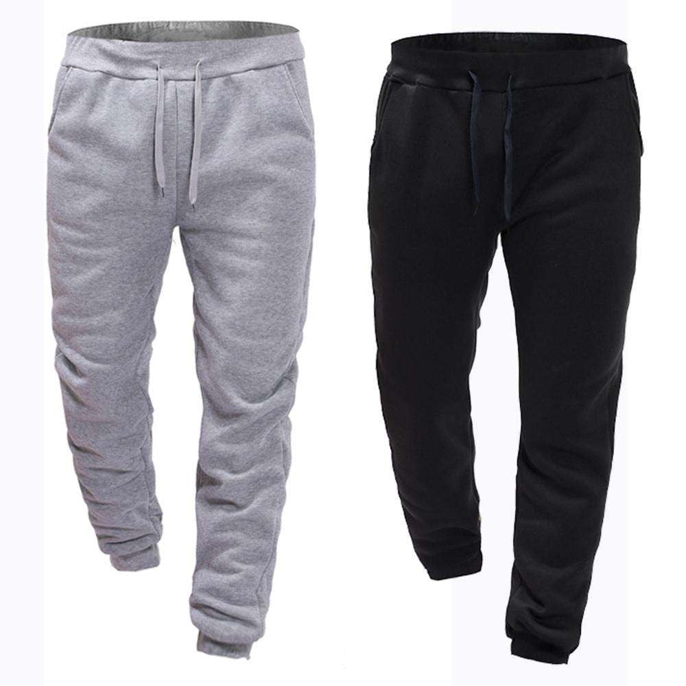 Comfortable Winter Pants, Men's Fleece Trousers, Stylish Jogger Sweatpants - available at Sparq Mart