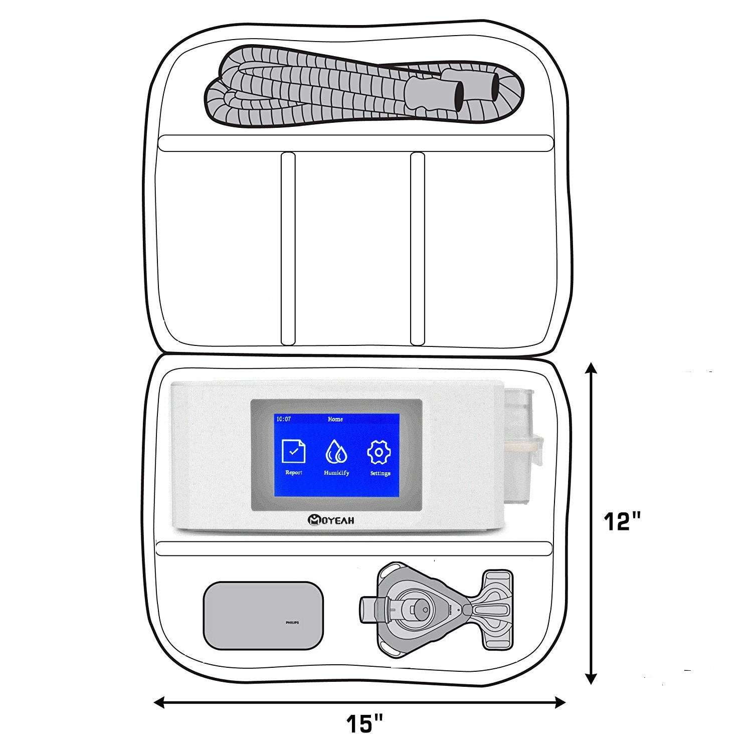 Clean Travel Pouch, Portable Sterilizer Organizer, UV Sanitizing Travel Bag - available at Sparq Mart