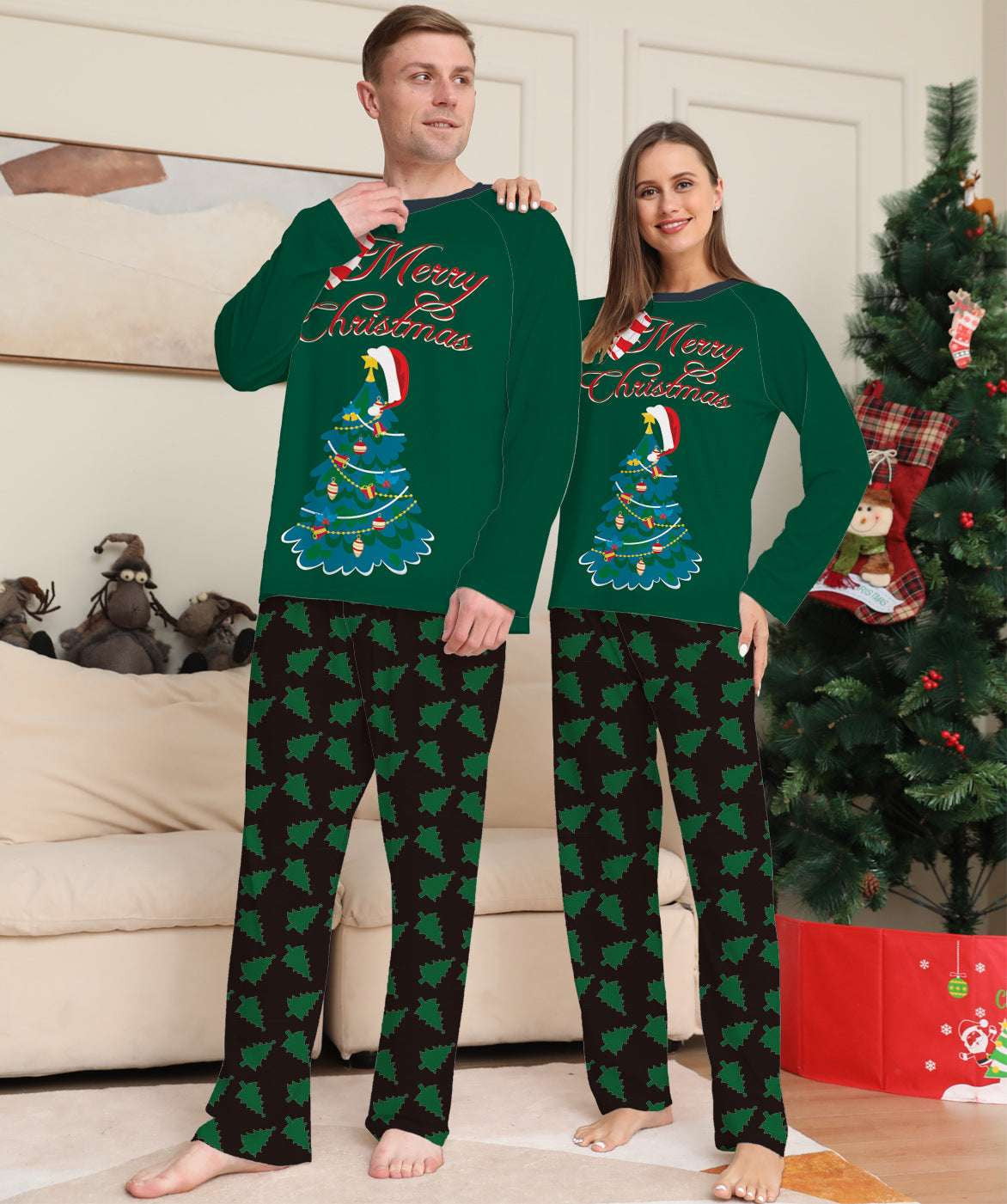 Family Christmas Pajama Sets, Festive Matching Sleepwear, Holiday Family Nightwear - available at Sparq Mart