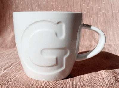 Creative English Letter Ceramic Cup, Every Occasion, Unique Gift - available at Sparq Mart