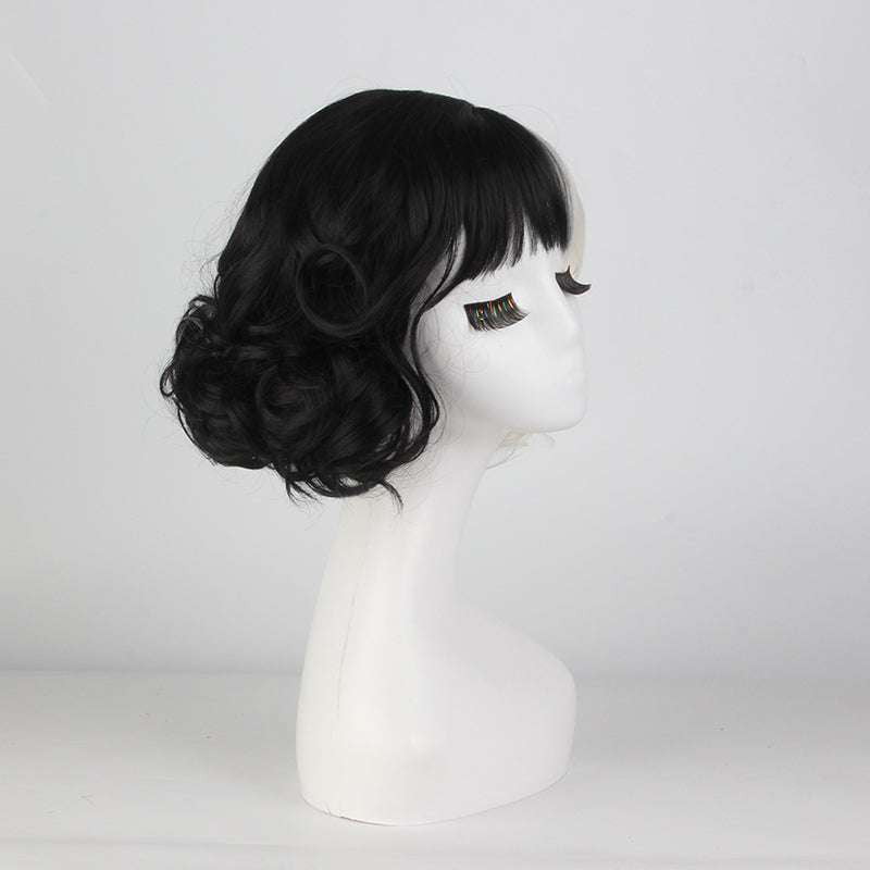 Cruella cosplay wig, Halloween party wig, short curly costume - available at Sparq Mart