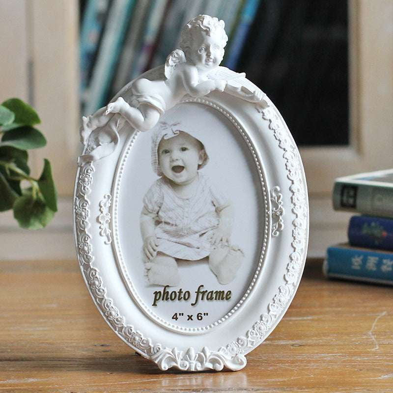 Angelic Picture Holder, Cupid Decor Gift, Cute Cupid Frame - available at Sparq Mart