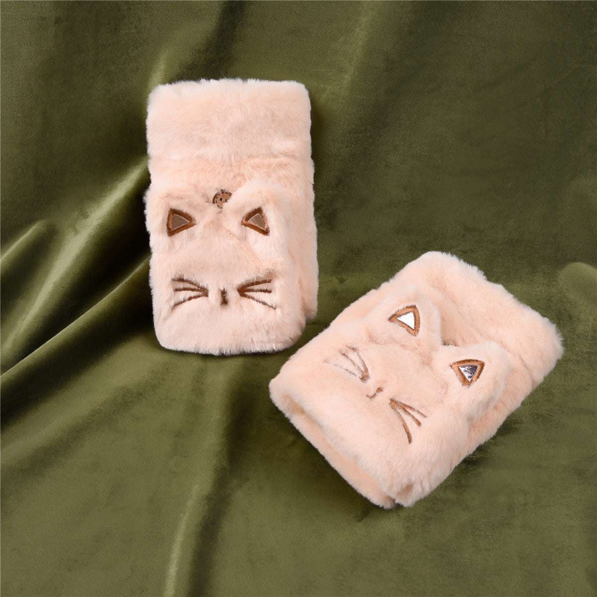 Cute Bunny Gloves, Lucky Cat Mittens, Plush Flip Gloves - available at Sparq Mart