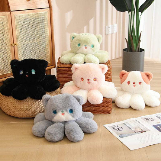 Cute Kitten Plush, Jellyfish Cat Toy, Octopus Soft Toy - available at Sparq Mart