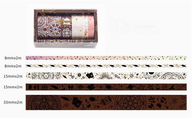 Decorative Washi Tape, DIY Crafting Supplies, Starry Sky Stickers - available at Sparq Mart