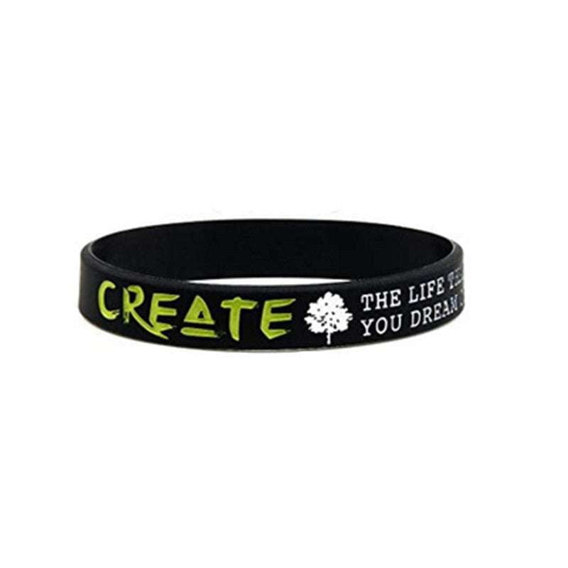 Dream Motivation Band, Inspiring Bracelet Accessory, Silicone Wrist Band - available at Sparq Mart