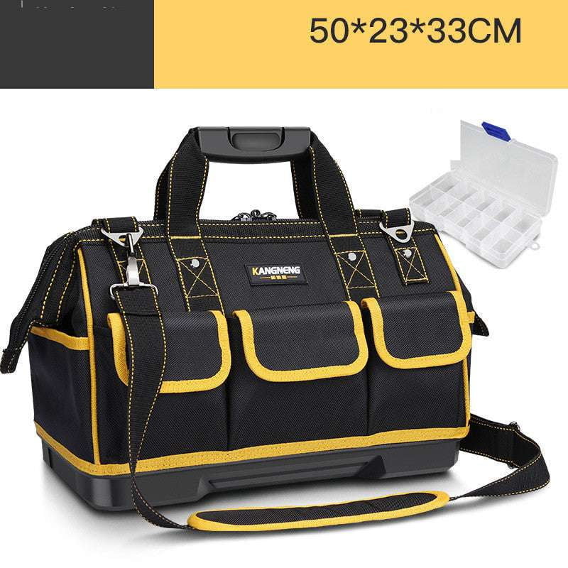 canvas tool carrier, multifunctional tool pouch, wear-resistant toolbag - available at Sparq Mart