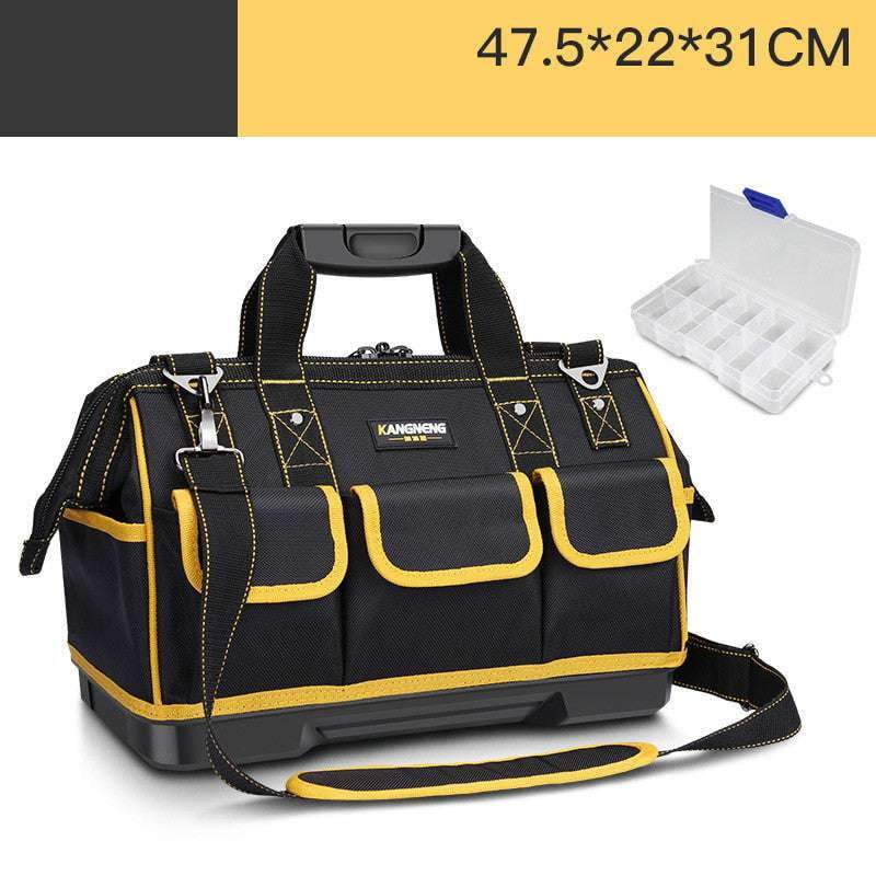 canvas tool carrier, multifunctional tool pouch, wear-resistant toolbag - available at Sparq Mart