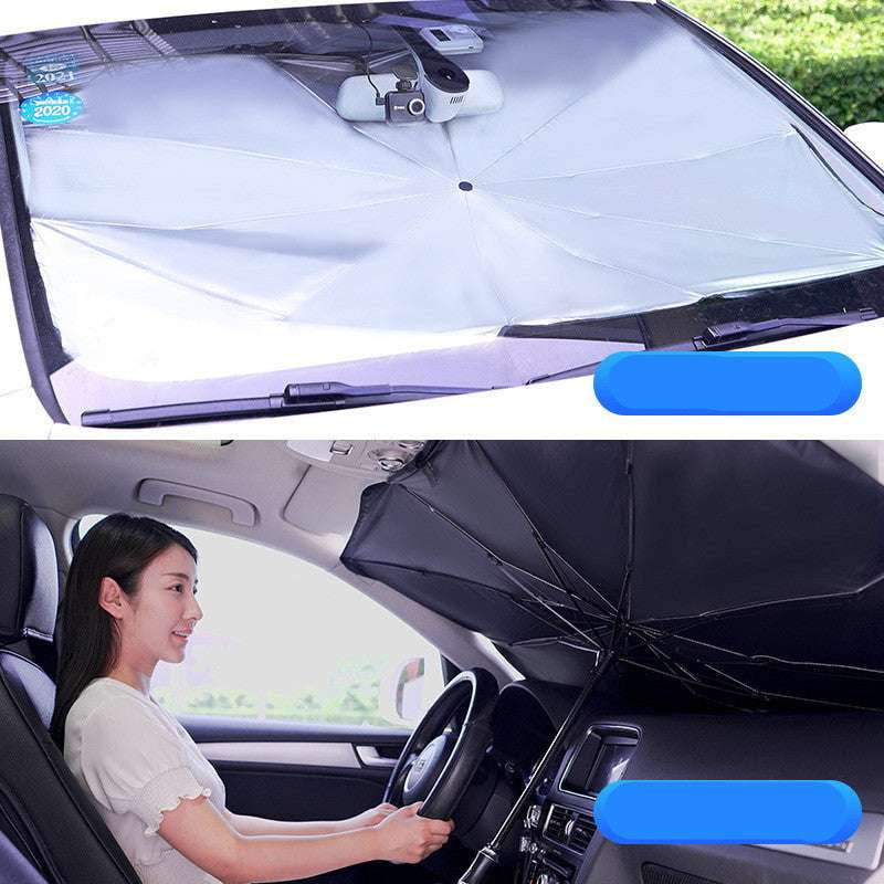 Car Sunshade Visor, Front Windshield Shade, UV Protection Sunshade - available at Sparq Mart