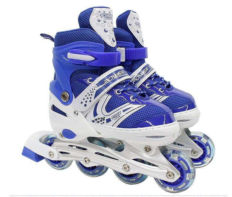 Adjustable Rollerblades., Flash Wheel Sneakers, Kids Skate Shoes - available at Sparq Mart