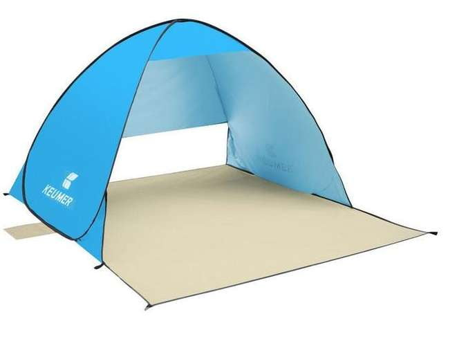 Automatic Pop-up Tent, Beach Sun Shelter, UV Protected Camping - available at Sparq Mart