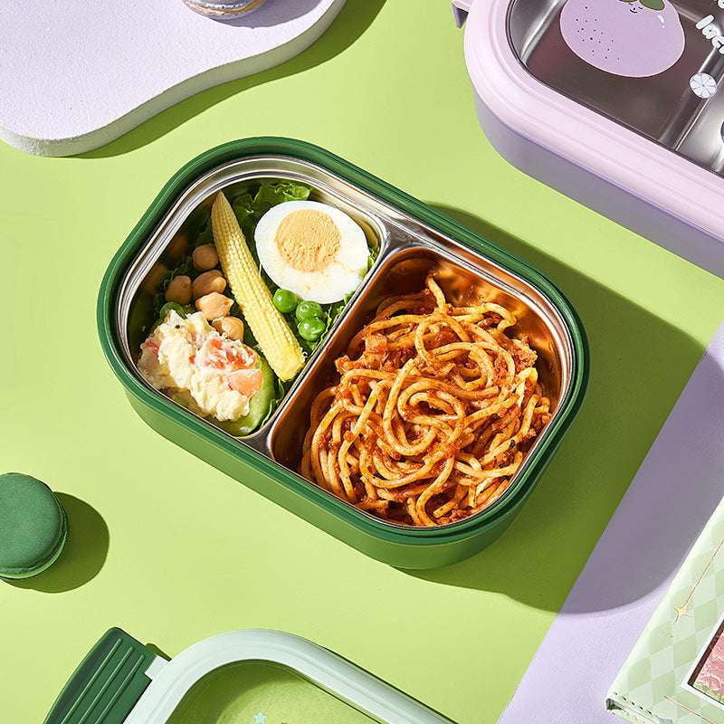 Eco-Friendly Lunchbox, Printed Student Lunchbox, Stainless Steel Lunchbox - available at Sparq Mart