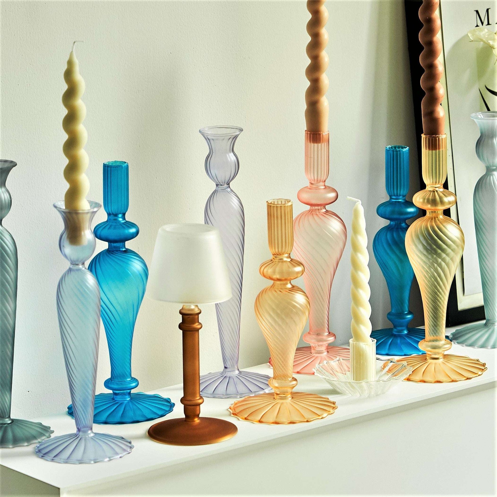 Elegant Glass Vase, Nordic Home Decor, Romantic Atmosphere Enhancer - available at Sparq Mart