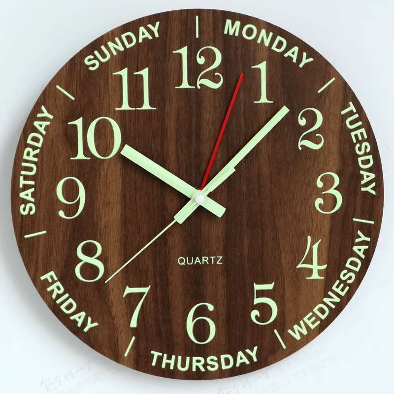 Luminous Wall Clock, Modern Living Decor, Unique Room Timepieces - available at Sparq Mart