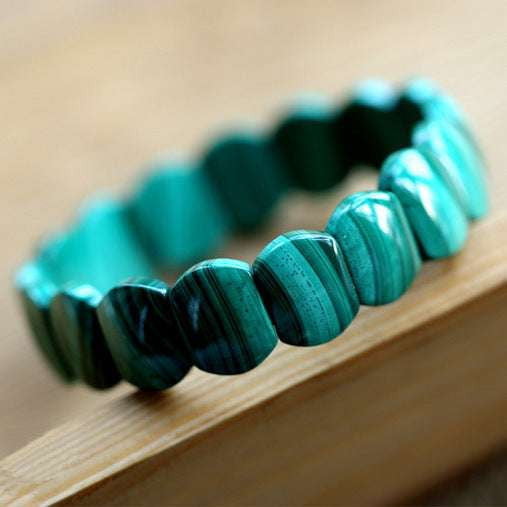 Genuine Malachite Bangle, Malachite Bracelet Women, Unique Malachite Jewelry - available at Sparq Mart