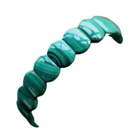 Genuine Malachite Bangle, Malachite Bracelet Women, Unique Malachite Jewelry - available at Sparq Mart