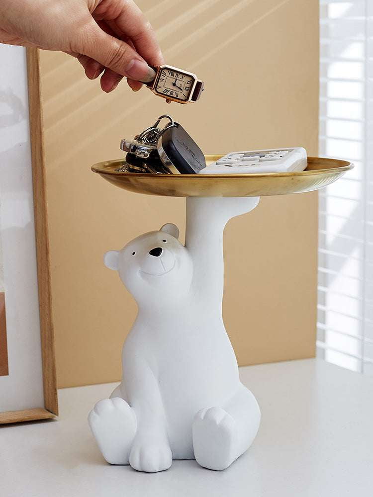 Chic Home Organizers, Elegant Key Holders, Polar Bear Decor - available at Sparq Mart