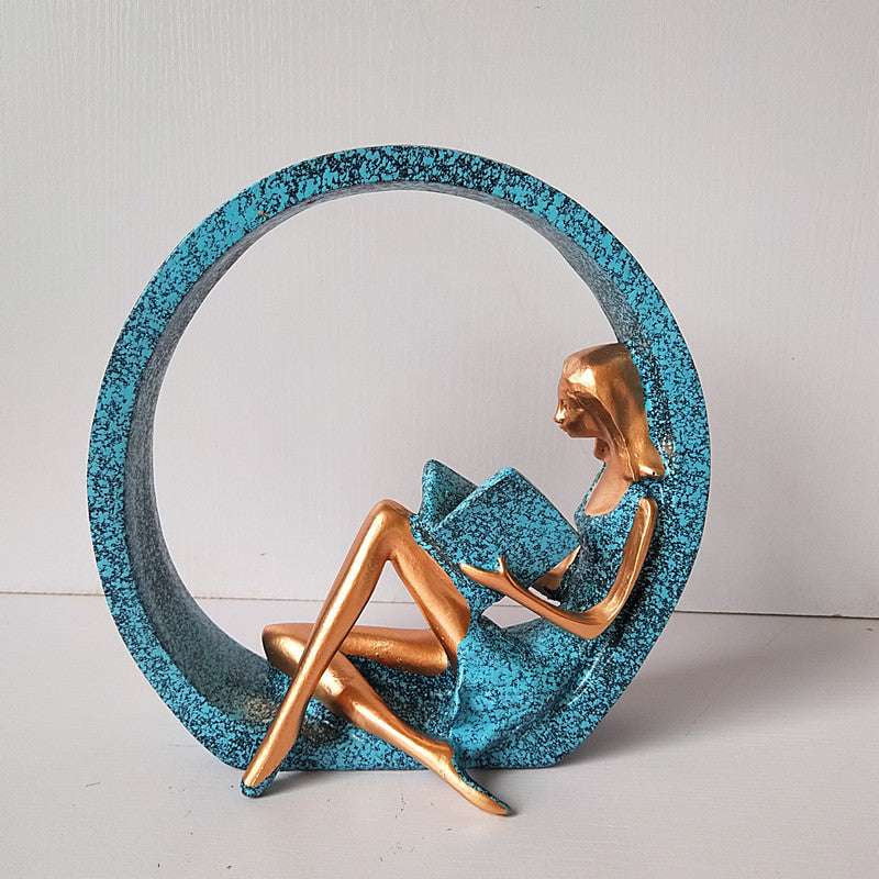 Decorative Living Decor, Handmade Dancer Figurine, Resin Art Sculpture - available at Sparq Mart