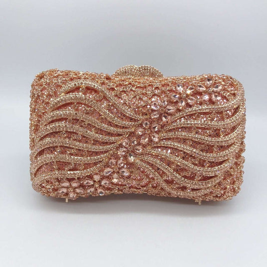 Elegant evening bag, Rhinestone evening clutch, Sparkly banquet clutch - available at Sparq Mart