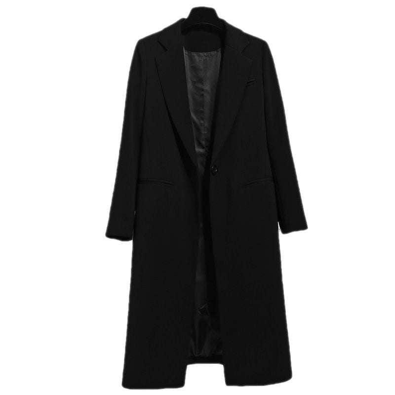 elegant black blazer, formal ladies attire, women's slim suit - available at Sparq Mart