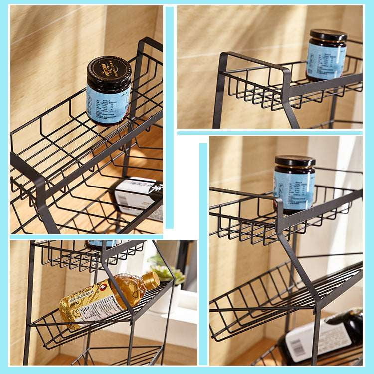 countertop spice holder, multi-layer seasoning shelf, space-saving spice organizer - available at Sparq Mart