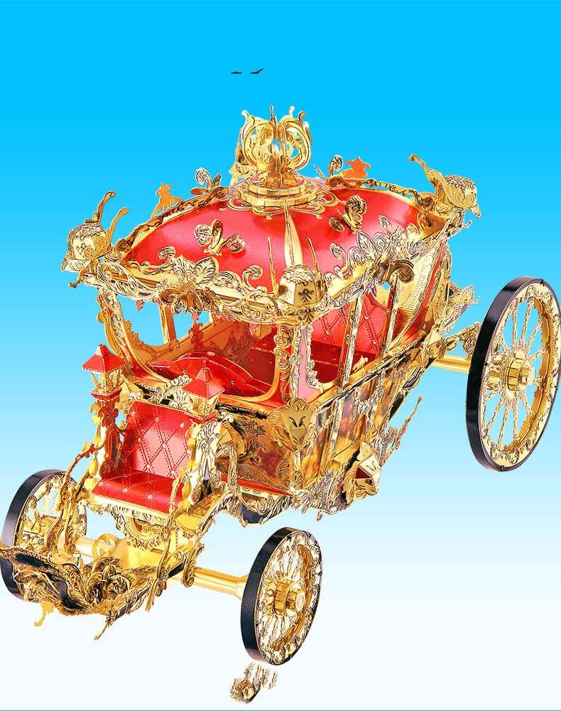 3D metal puzzle, Assembled model toy, Unique princess carriage - available at Sparq Mart