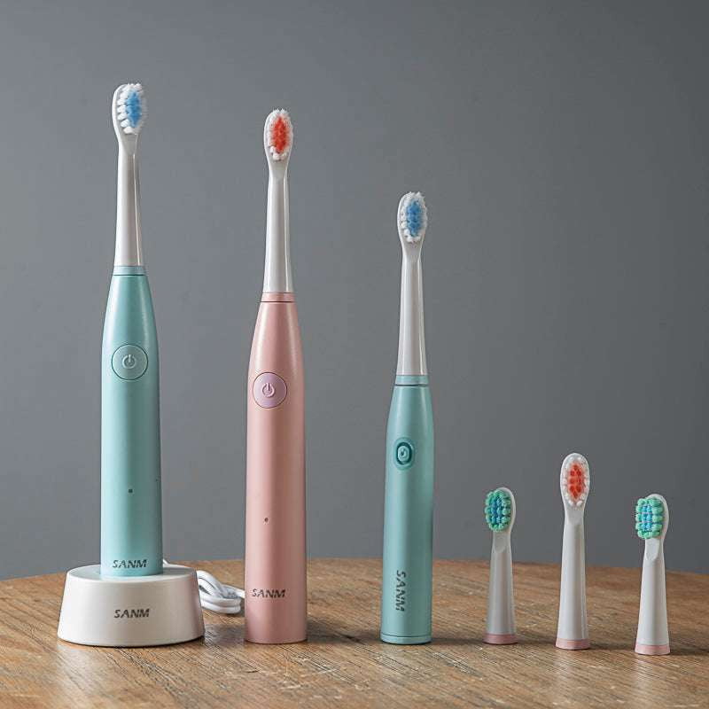 family electric toothbrush, induction charging toothbrush, ultrasonic toothbrush rechargeable - available at Sparq Mart