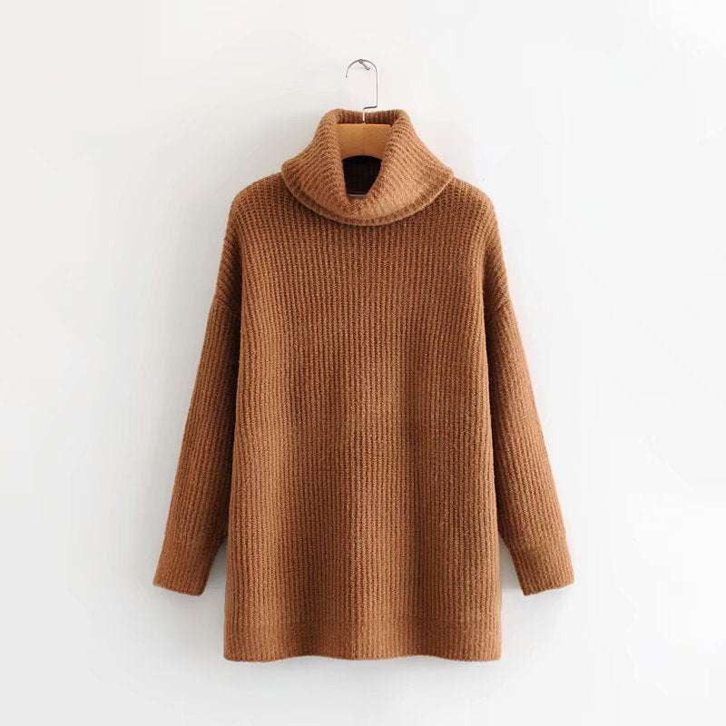 cozy knitwear, loose pullover sweater, trendy long sleeve sweater - available at Sparq Mart