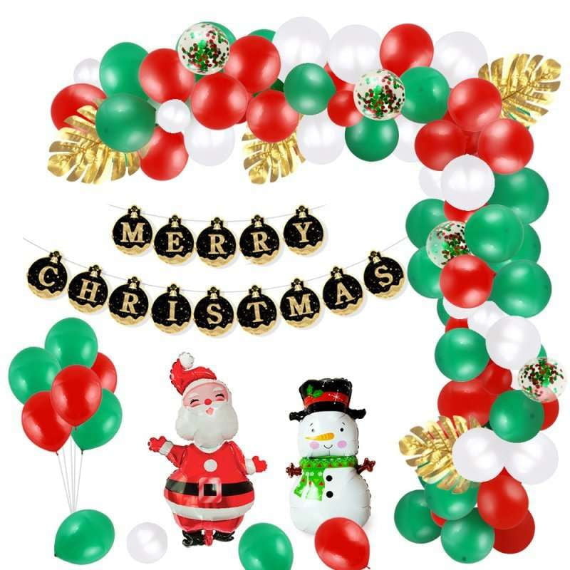 Christmas Balloon Kit, Festive Party Balloons, New Year Decor - available at Sparq Mart