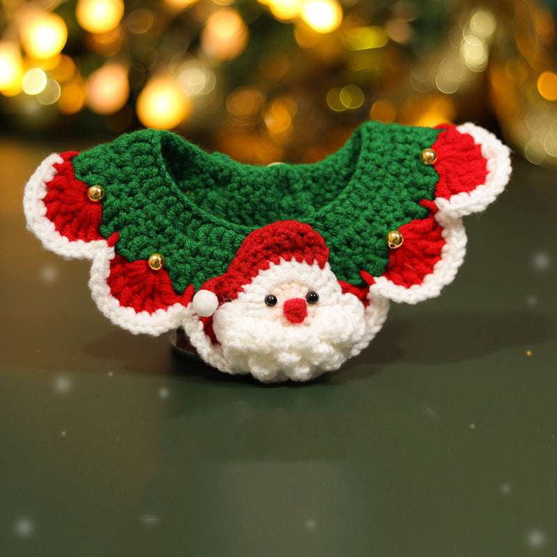 Dog Christmas Apparel, Holiday Dog Accessory, Knitted Pet Bib - available at Sparq Mart